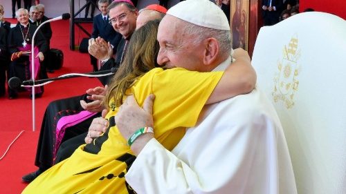 Wortlaut: Papst bei der Begegnung mit freiwilligen Helfern