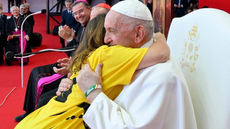 Папа Франциск на XXXVII Всемирном дне молодёжи в Лиссабоне (6 августа 2023 г.)