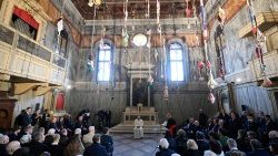 L'incontro del Papa a Venezia con gli artisti del 28 aprile scorso