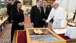 Albānijas prezidents tiekas ar pāvestu