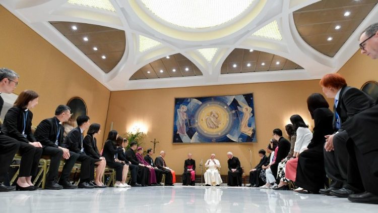 L'udienza di Papa Francesco alla Hong Kong Christian Council