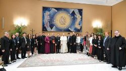 Papež Frančišek z delegacijo Hongkonškega krščanskega sveta