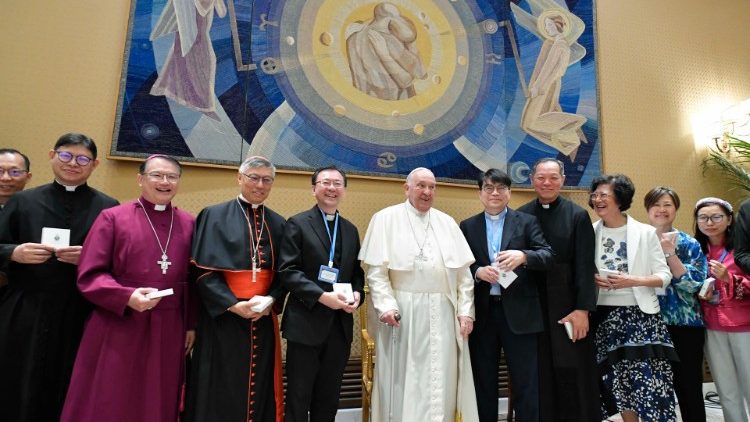 Papa Francesco nell'udienza con la delegazione dell’Hong Kong Christian Council