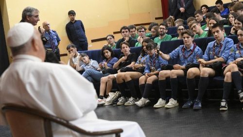 Папа призвал римскую молодёжь стремиться к идеалу