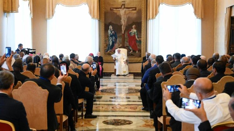 Papa na susretu sa sudionicima Generalne skupštine Papinskih misijskih djela