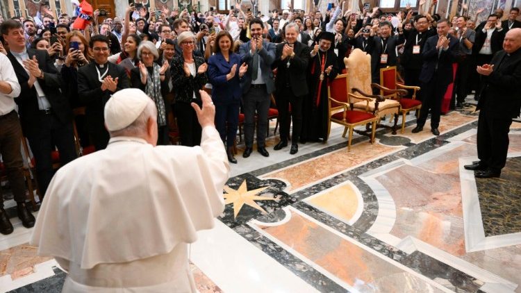 Popiežiaus audiencija tarptautinio jaunimo susitikimo dalyviams 2024 m. gegužės 25 d.