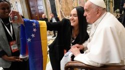 Påven tog lördagen den 25 maj 2024 emot deltagarna i den internationella pastorala ungdomskongressen