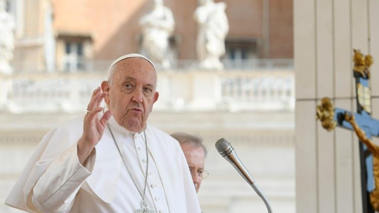 Le Pape François lors de l'audience générale ce mercredi 29 mai. 