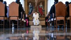 Pope Francis receives in audience members of the Pontifical Ecclesiastical Academy