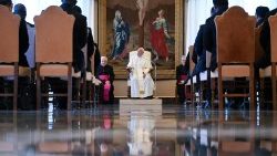 Audiencia del Santo Padre a los superiores y estudiantes de la Pontificia Academia Eclesiástica - 7 de junio de 2024. (Vatican Media)