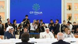 War am Freitag Ehrengast beim G7-Gipfel in Apulien: Papst Franziskus