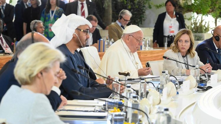 Påvens talar under G7 mötet i Apulien