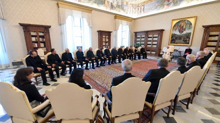 Popiežiaus audiencija Popiežiškosios Lotynų Amerikos tarybos plenarinės asamblėjos nariams 2024 m. birželio 27 d.