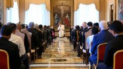 O Papa com os participantes do XXV Capítulo Geral dos Dehonianos