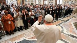 Audiencia del Santo Padre a los participantes en el Capítulo General de la Sociedad del Verbo Divino - 28 de junio de 2024. (Vatican Media)