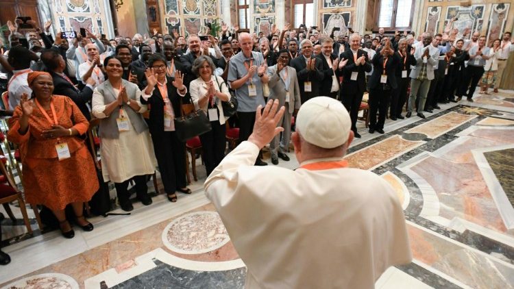 Pope meeting with the Missionaries of the Divine Word