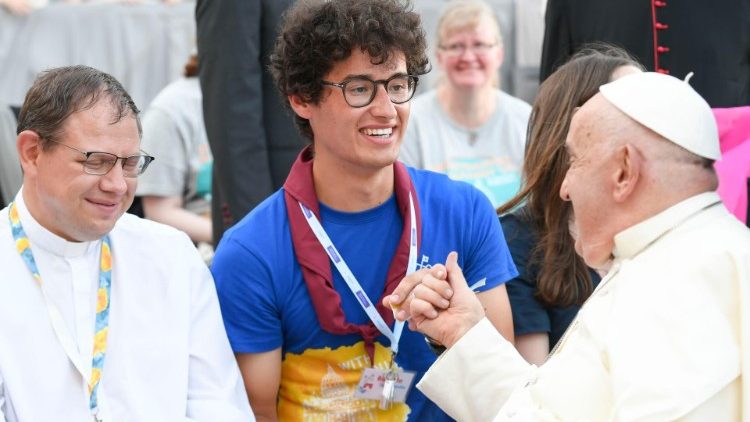 Papst Franziskus an diesem Dienstag