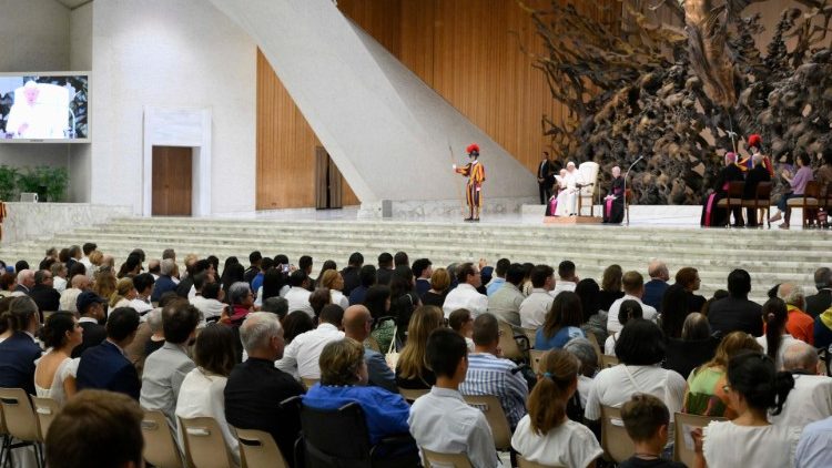 L'udienza generale nell'Aula Paolo VI