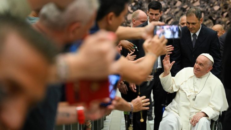 O Papa ao final da Audiência Geral desta quarta-feira (21/08)