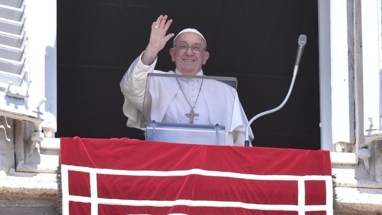 Papa Francesco all'Angelus (Vatican Media)