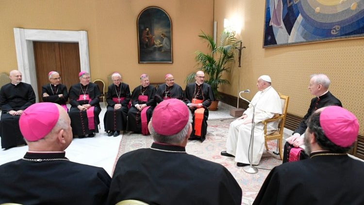 Pope Francis meets CELRA bishops