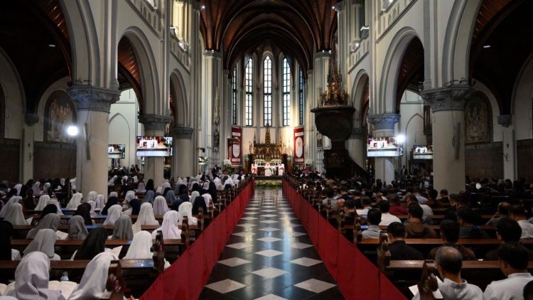 La cattedrale di Nostra Signora dell'Assunzione a Jakarta (Vatican Media)