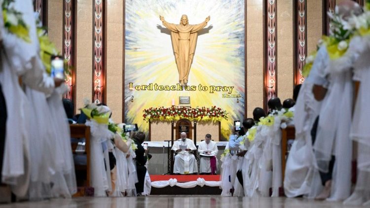 L'incontro del Papa con i vescovi della Papua Nuova Guinea e delle Isole Salomone