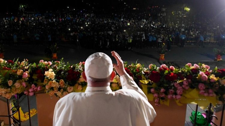 Encuentro del Papa con los obispos, sacerdotes, religiosos y religiosas, seminaristas y catequistas de PNG