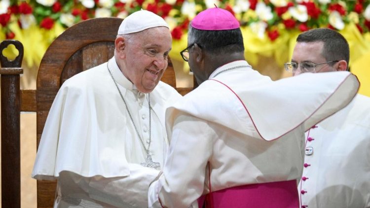 Le Pape a salué les évêques de PNG.