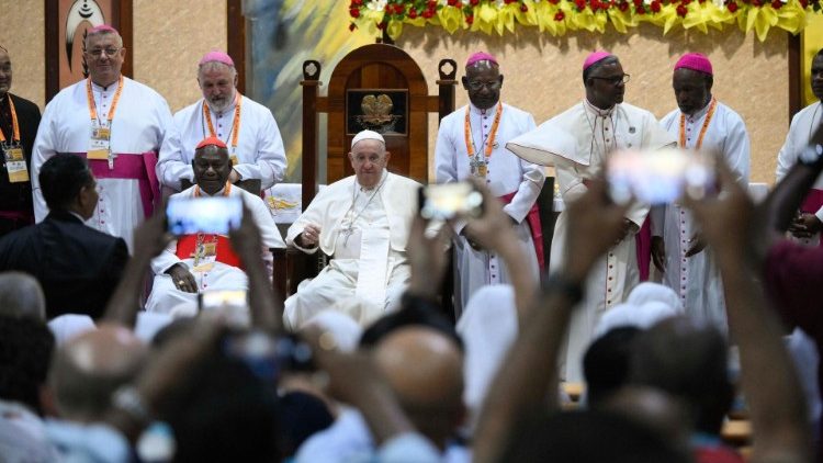 2024.09.07 Incontro con i Vescovi della Papua Nuova Guinea e delle Isole Salomone