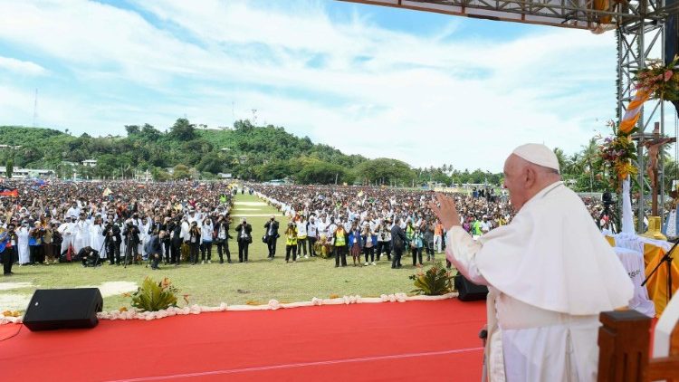 Il saluto del Papa ai fedeli di Vanimo