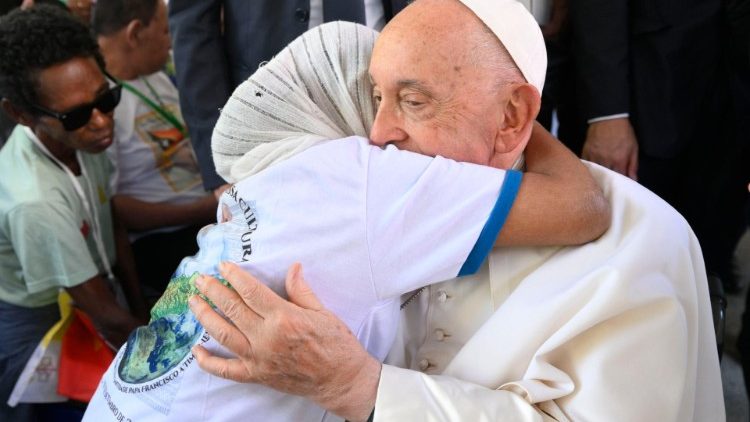 L'affetto dei fedeli per il Papa