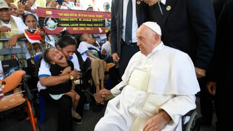 L'affetto dei fedeli per il Papa