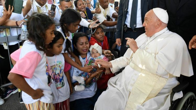 L'affetto dei fedeli per il Papa