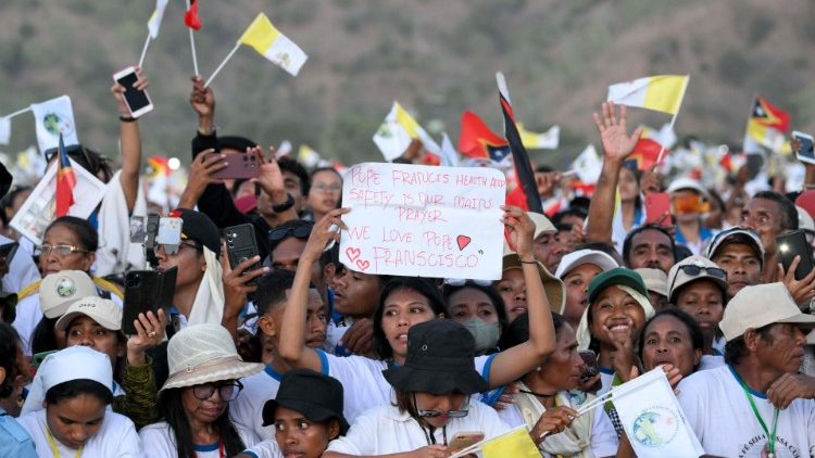 Around 600,000 people attended Mass with the Pope on Tuesday