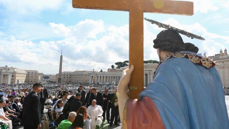 L'udienza generale in Piazza San Pietro