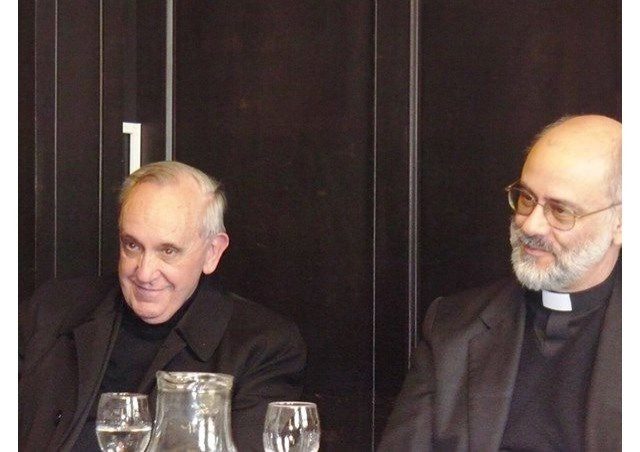 Bergoglio y Diego Fares