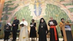 Papst Franziskus hatte im Juni 2018 den Weltkirchenrat besucht