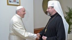 O Papa recebe Sua Beatitude Sviatoslav Shevchuk