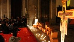 Ein Taizé-Gebet im portugiesischen Porto