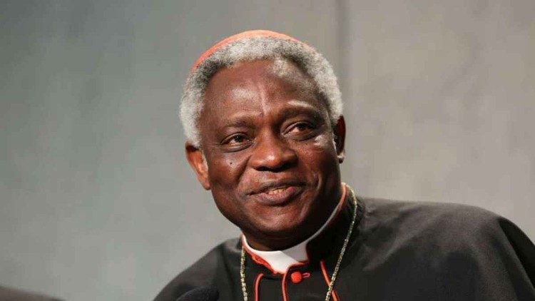 2019.06.28 Cardinal Peter Turkson Immagine per la presentazione alla Conferenza internazionale del lavoro a Ginevra.