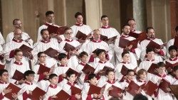 Il coro della Cappella musicale pontificia “Sistina”