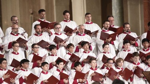 Il coro della Cappella musicale pontificia “Sistina”