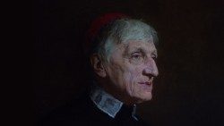 Porträt des heiligen John Henry Newman in Birmingham