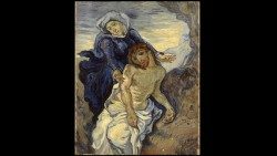 Vincent Van Gogh; Pietà; Öl auf Leinwand; um 1890; Sammlung moderner religiöser Kunst, Vatikanische Museen © Musei Vaticani