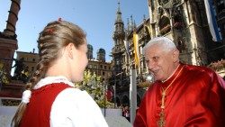 Benedikt XVI. 2006 bei einem Besuch in München