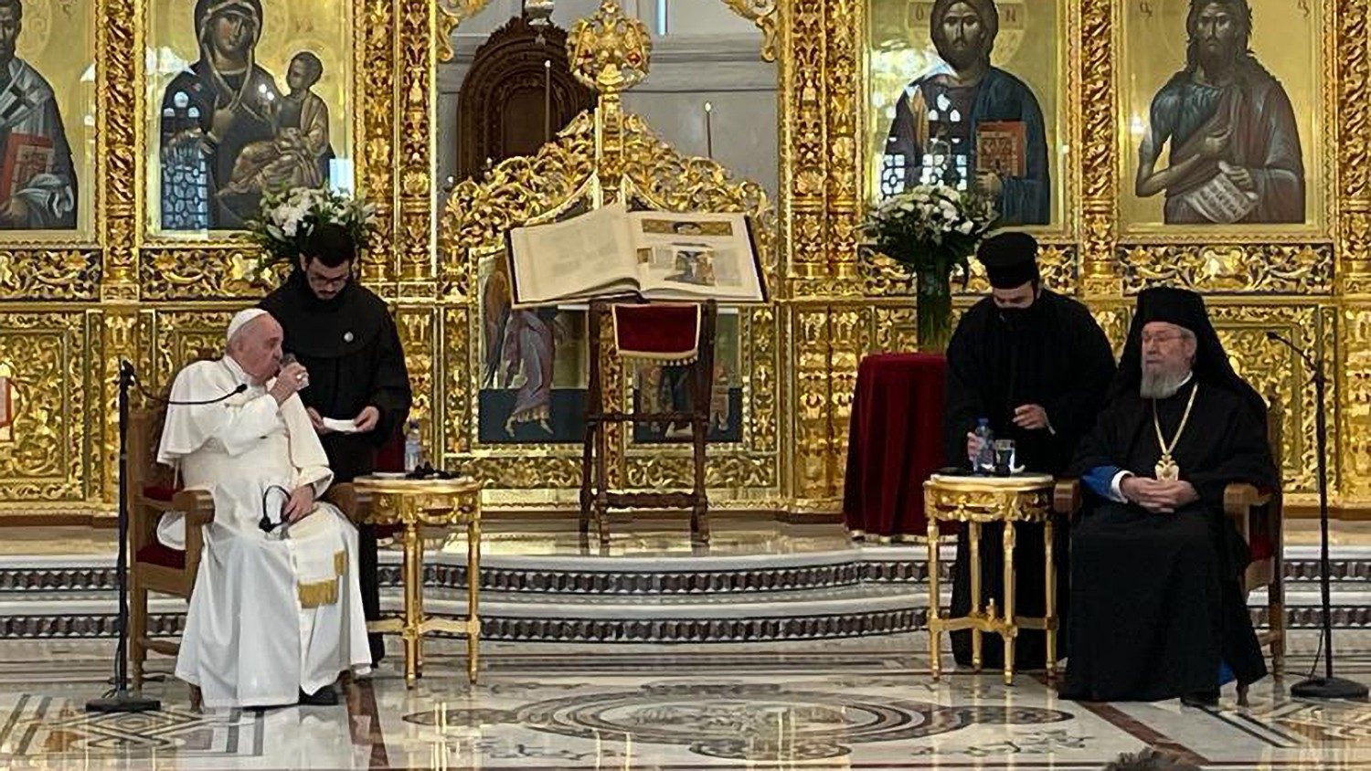 教宗缅怀刚过世的塞浦路斯东正教总主教金口二世- 梵蒂冈新闻网