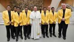教宗与梵蒂冈板球队员