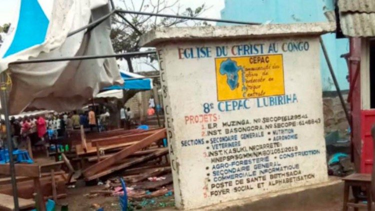 Do bombnega napada na krščansko cerkev v Kasindi v DR Kongo je prišlo v nedeljo, 15. januarja 2023