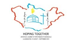 Logo papieskiej pielgrzymki do Mongolii